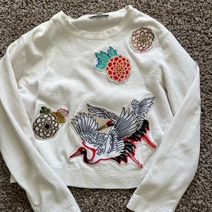 Carven sweatshirt with embroidered patches